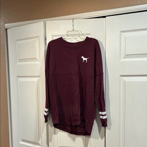 Victoria’s Secret pink sweatshirt